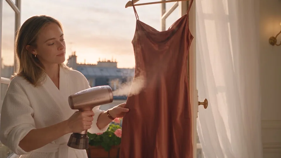 StreeGo: launch film and product visuals for a handheld steamer