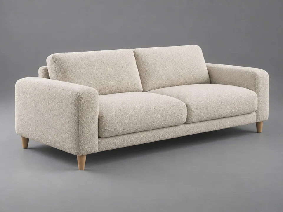 Aangan 220 three-seater sofa render