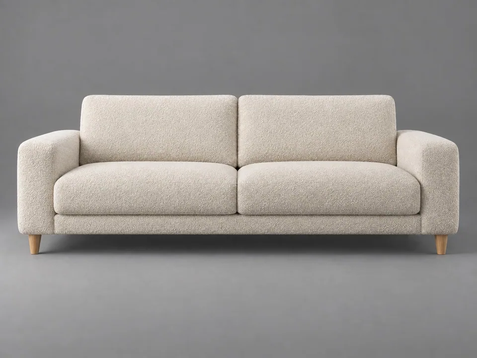 Aangan 220 three-seater sofa render