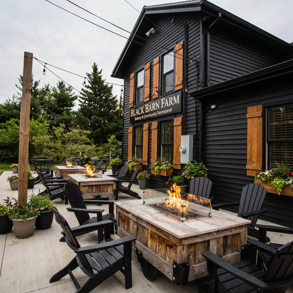Black Barn Farm: commercial building transformation for a bank presentation