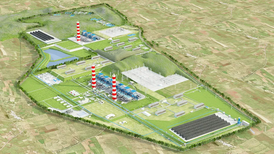Reliance Sasan UMPP: 3D visualisation of a power project site