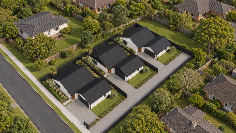 Empty Land to Photoreal: example 3D render